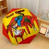 Custom Text Automatic 8 Bone Umbrella, Portable Sun Rain Protection UmbrellaPippi Longstocking