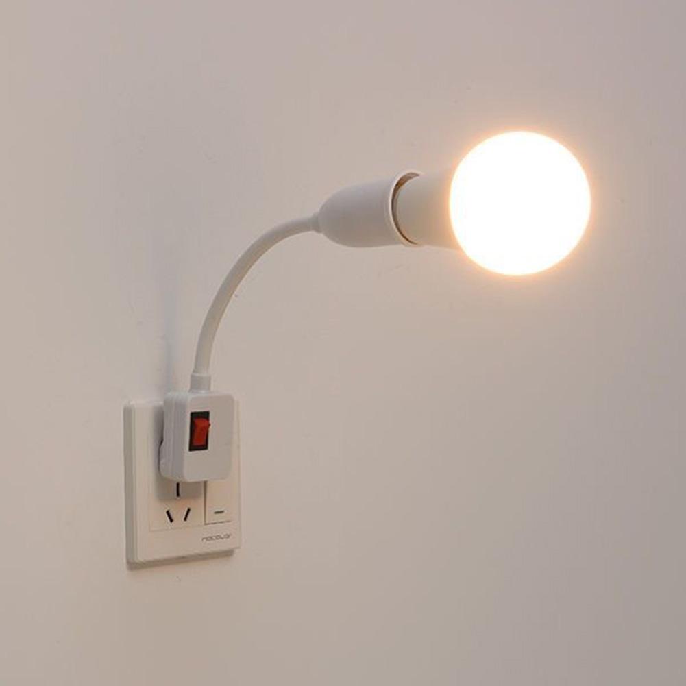 EU US Direkt Plug-in Lampe Basis E27 Rotary Lampe Buchse Birne Halter Flexible Lampe Halter Konverter