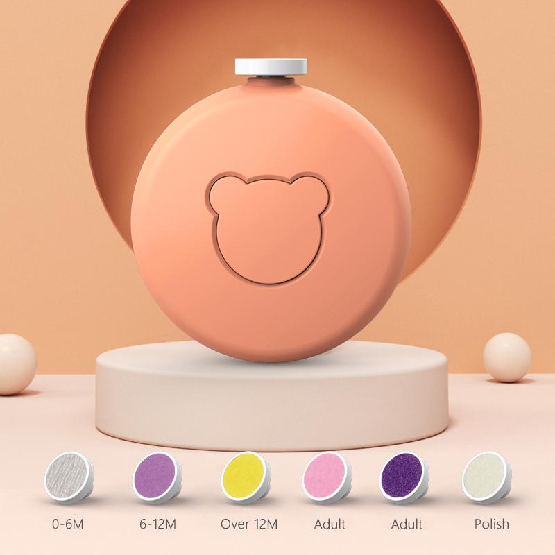 Elektrischer Baby-Nagelschneider, Kinder-Nagelpolierer, Werkzeug für Säuglings-Nagelmaniküre, Schere für Baby-Nagelknipser