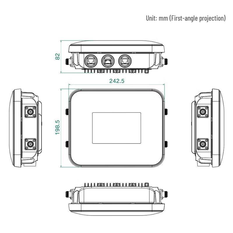Maiwei Industrial Outdoor WiFi 6 Gigabit Dual-Band AP Router (CN Version)