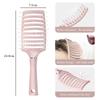 Big curved comb Hairbrush Air Cushion Comb Fluffy Anti-Hair Loss Massage Hair Brush For All Hair Types For Long Thick Thin Curly