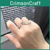 Modischer offener Ring aus Korea für Damen Einzigartiges geometrisches Design Perfekt für den trendigen Stil