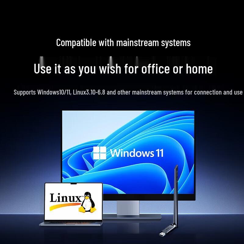 Ugreen AX900 USB Dual-Band WiFi 6 & Bluetooth 5.4 Adapter