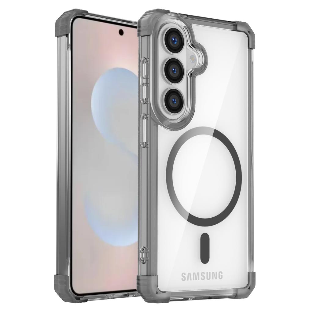 Anti-Knock Air Bag Protection Magnetic Case for Samsung Galaxy S26 Ultra 5G S25 Plus S24 S23 FE S22 Ultra S 26 25 Clear Cover