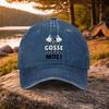 French Slogan Printed Washed Baseball Cap for Unisex  Women  Casual Golf Outdoor Daily Wear