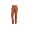 Knitted Sweatpants Men's Brown Moderate Cuffed Pants IB4075