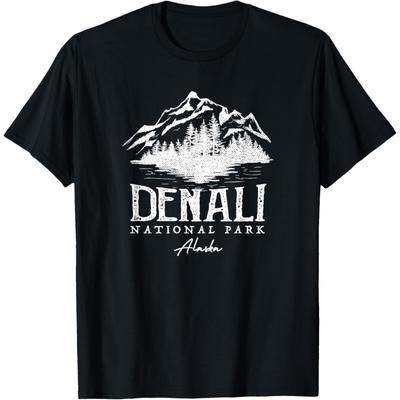 Vintage Denali National Park Alaska Mountain T-Shirt