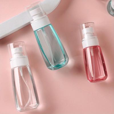 1PC Travel Refill Spray Bottle, Fine Nanopump Head Toner Press Bottle