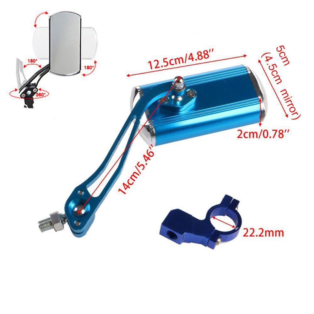Rear View Cycling Rotate Bicycle Mirror MTB Bike Rearview Motorcycle Looking Glass Handlebar