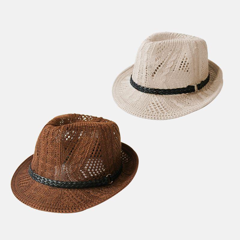 Artistic Retro Hollowed Out Jazz Hat, Fashionable Top Hat, Summer Casual Hat for Men and Women