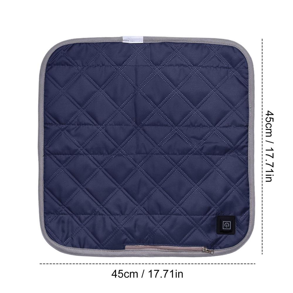 5V USB Chair Heater Electric Heated Seat Cushion Soft Cushion Vest Heating Clothes Warmer Pad Winter home Office Car Supplies