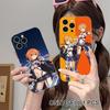 Date a Live Yamai Kaguya Clear TPU Mobile Case for iPhone 17 16 15 14 13 12 11 X XR XS Air Pro Max Plus Mini Colorful Cover
