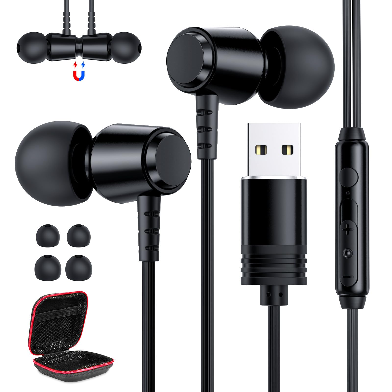 

USB-наушники MACLE с проводным ПК-стерео Catalyst поддерживают функцию Volume Zoom Online, работают с игрового USB-порта, совместимы с устройствами, оснащенными USB-портом