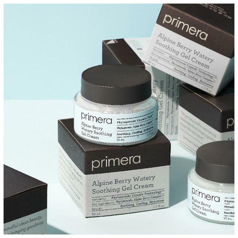 Primera Watery Gel Cream 50 Ml (main Product + Peeling 30 Ml + Seed Essence 30 Ml + Watery Mist 50 Ml)