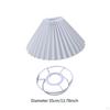 Pleated Lamp Shade Ceiling Pendant Light Cover Fan for Restaurant