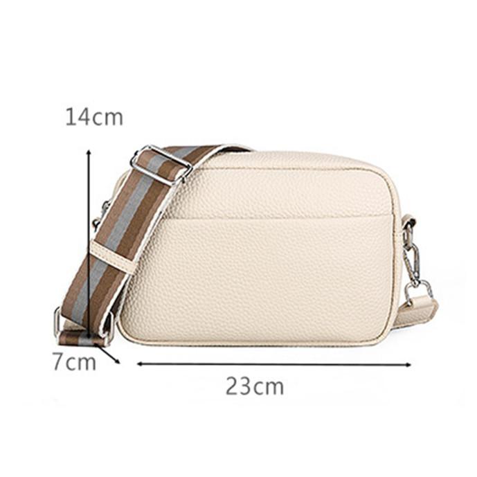 Wide Strap Women Crossbody Bags Ladies Handbags Square Bags Shoulder Sling Bags for Femele
