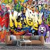 3d Graffiti Wallpaper Large Graffiti Wall Mural For Bedroom Living Room Dining Room Graffiti Murals