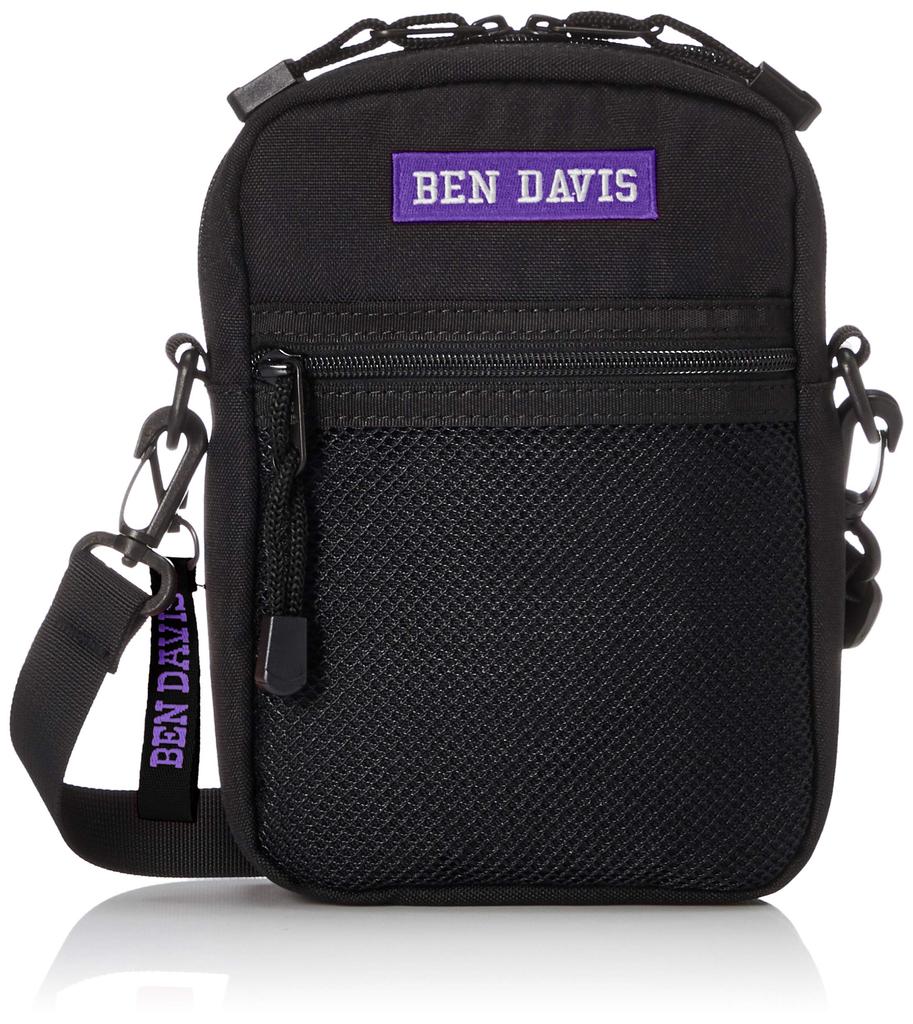 Mini Shoulder Vertical Mini Shoulder Black Purple [Ben Davis] BDW-9235B