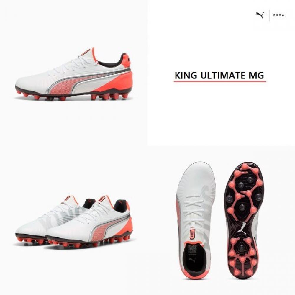 

Puma King Ultimate Mg Football Shoes 108823 01 01 white red/275