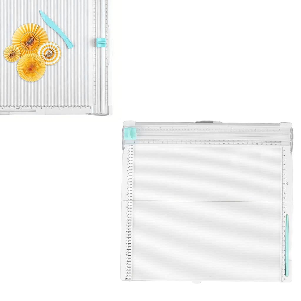 Papierschneider, Rillbrett, 36 x 34 cm, Bastelpapierschneider und Falt-Rillbrett für Scrapbooking, Umschläge