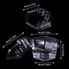 20Pcs/Box Hexagon Disposable Tattoo Needle Cartridge Needle Cups Holder Plastic Ink Cleaning Cup Stand Tattoo Cartridge Tray