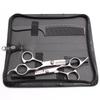 Black Hairdressing Scissor Pouch, Barber 2-Slot Tool Bag