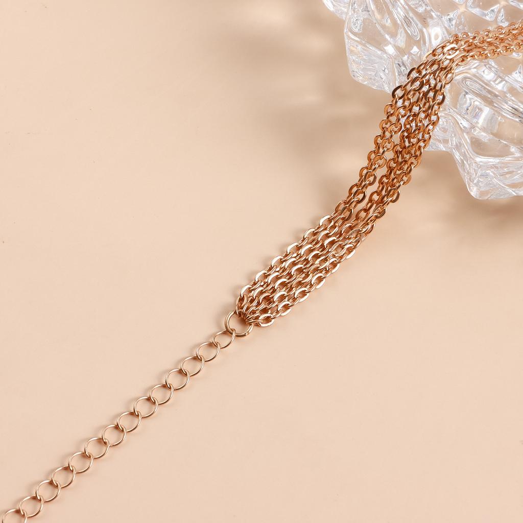 Personality Exaggerated Multi-layer Cross Metal Body Chain Body Chain Nightclub Chest Chain Women