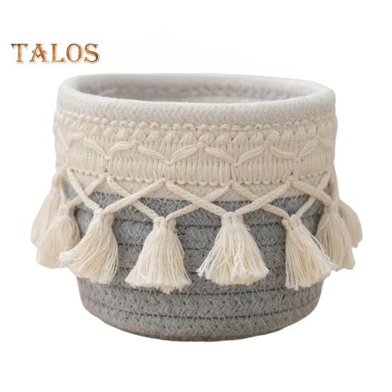 

Корзина для хранения, органайзер для кистей для макияжа с кисточками, многоцелевая плетеная корзина для хранения большой емкости серый