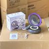 Compact Silent Night Light & Dual-Use Electric Fan - Portable Wall/Desktop Folding Design