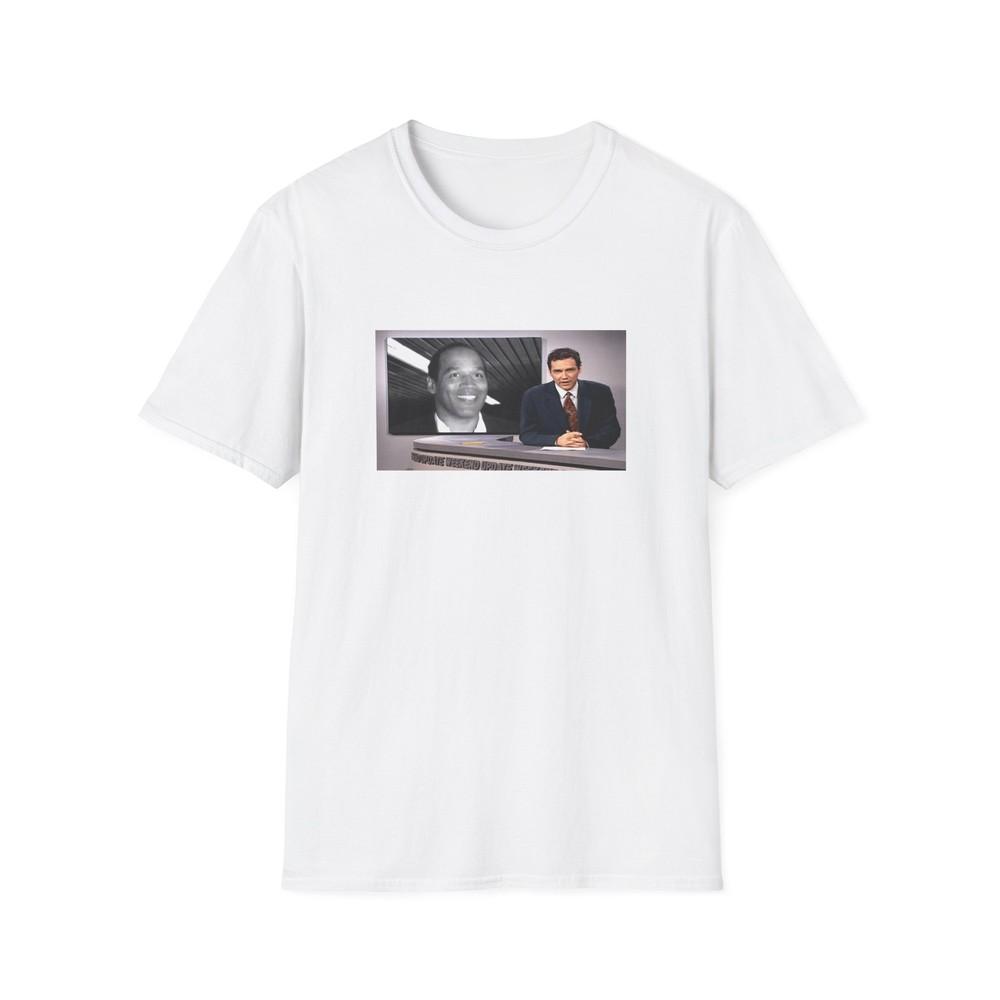 

norm gets fired from snl oj photo tshirt 3XL