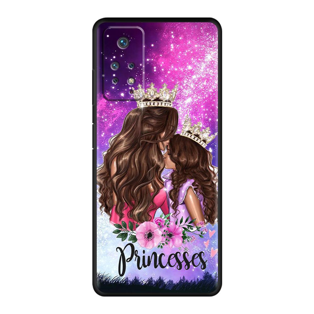 For Xiaomi Redmi 9 K40 9A 10 7 11 Pro 9S 9C 8 9T 8T K50 K40S Mobilephone Celular Funda Fashion Girl Super Mom Baby