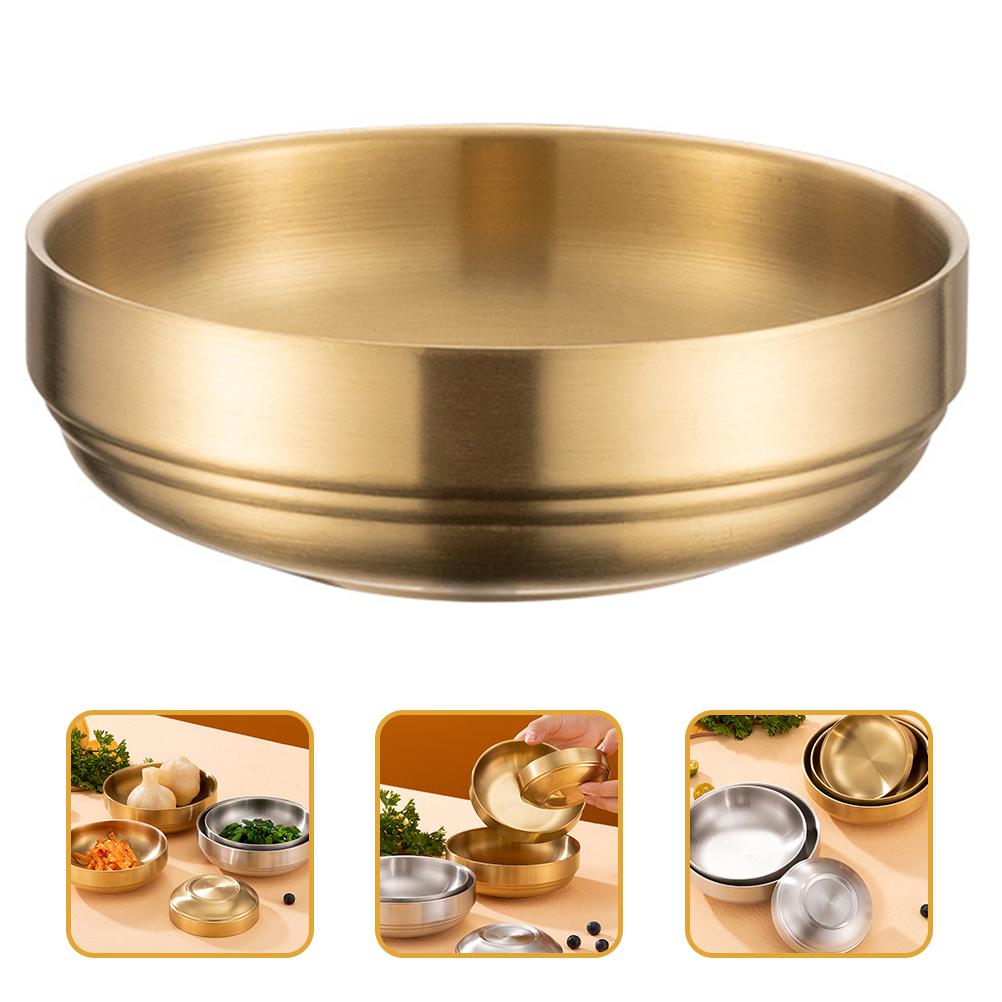 Stainless Noodle Bowl Soy Sauce Dish Kitchen Condiment Plates Seasoning Utensil Dishes Serving Dipping