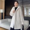 Abrigo Chaqueta Invierno con Capucha de Lujo para Mujer Abrigo Cálido Moda Exterior