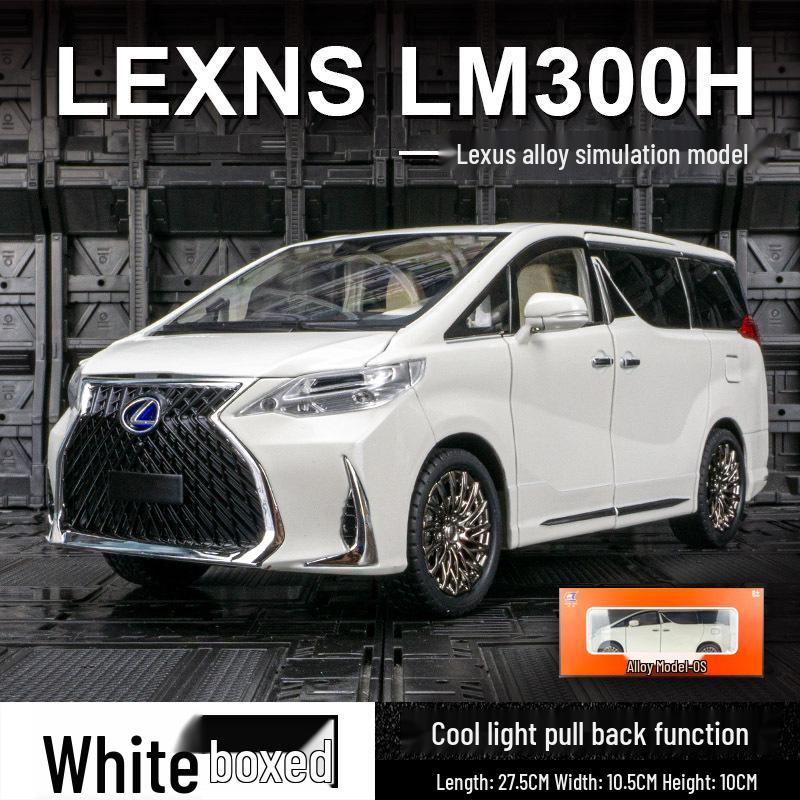 

CZ18062 Lexus LM300h Alloy Model Car Toy белый