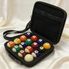 Hard Pool Ball Case | Reliable zipAround Closure, Billiard Case,
