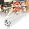 Boquilla de trompeta, cono resistente, piezas de instrumentos musicales de viento de Metal, accesorios de rendimiento(Plata )