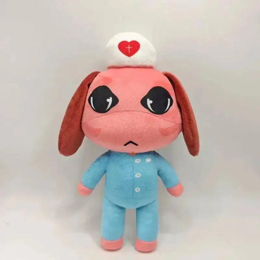 Juego Caliente Hospital de Animales Peluche Dr. Muñeco de Peluche Suave de Dibujos Animados Harlow Ratthew Enfermera Acosadora Peluche Coleccionable Regalo