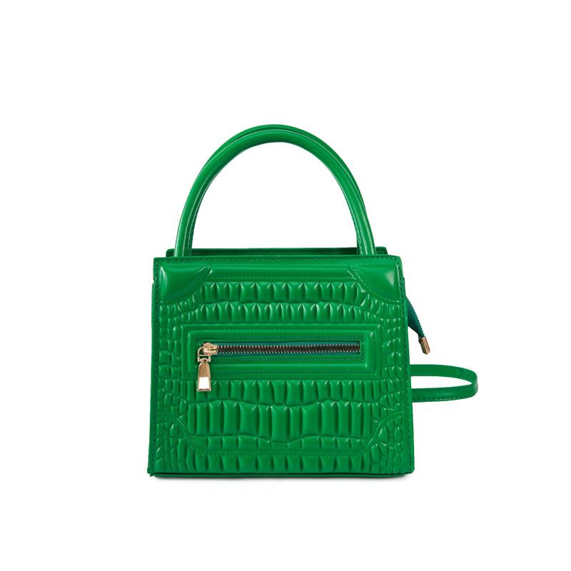 Shoulder bag New dopamine solid color fashionable solid color handbag niche texture messenger small square bag