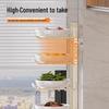 Foldable Nordic Carbon Steel Kitchen Storage Rack