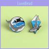 Creative Cartoon Underwater Animal Whale Brooch Unique Geometric Design For All Styles