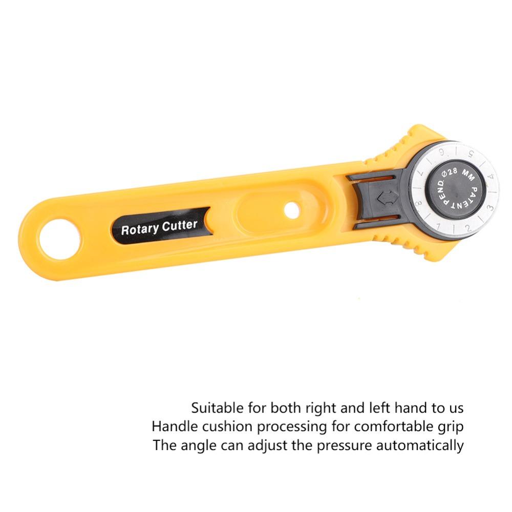 1pcs 28mm Roller Wheel Cutter Handheld Cloth Cutter Accessories Rotary Cutter  DIY Projects