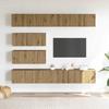 VidaXL Ensemble de meuble TV mural 6 pcs chêne artisanal, meuble TV, meuble multimédia, console TV, meuble hifi, centre de 3329150