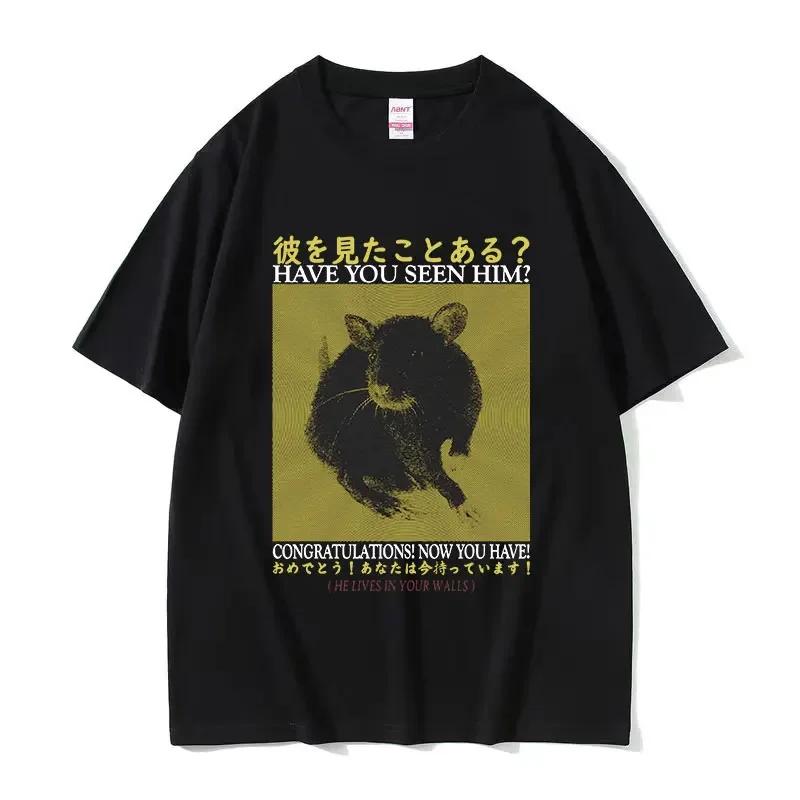 

2026 Summer New Unisexs and Womens Tshirts with Interesting Designs Featuring A Japanese Mouse Pattern Have You Seen Them S