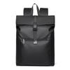 Casual Flip Roll Top Backpack Student Schoolbag Short Trip Commuter Backpack Hiking Outdoor Backpack