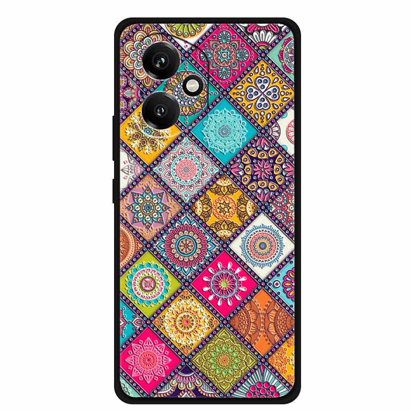 For Honor 400 5G Case 3D Flowers Emboss Soft Silicone Phone Case For Honor 400 Back Cover Bumper Funda Protective New Shell Bag