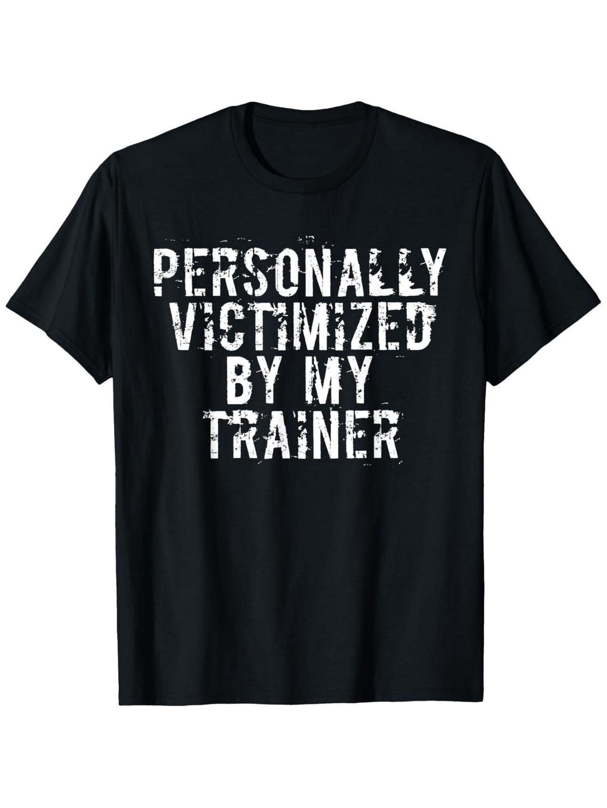 Personally Victimized by My Trainer Tank Top Funny Gym T-Shirt, Men S And W S разноцветный