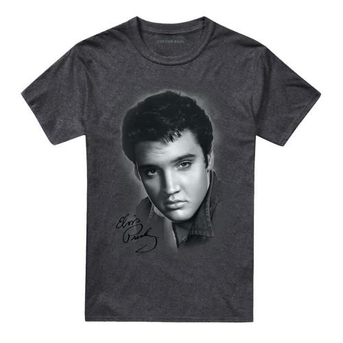 Elvis Presley Unisex Adult Portrait T-Shirt
