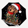 1pc Christmas Dachshund with Lights Umbrella with Plastic Handle,Suitable for All Seasons UmbrellaPT550