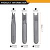 1set Phillips Slotted Hex Torx Square Triangle Screwdriver Bit Set 5/32" Hex Shank Magnetic Cross Head Hex Screw Driver Bits