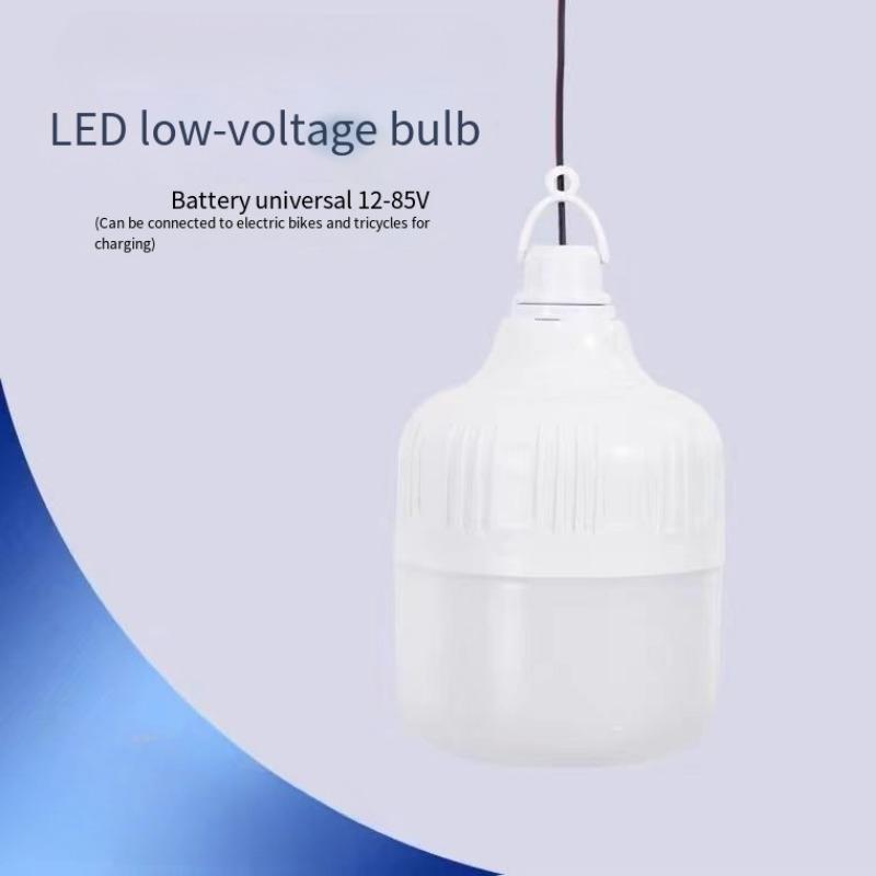 1 Adet 12V Düşük Voltajlı Pil Ampulü Işığı Gece Pazarı Tezgah Işığı Tel Klipsli 12V Düşük Voltaj DC Vurgulu LED Ampul